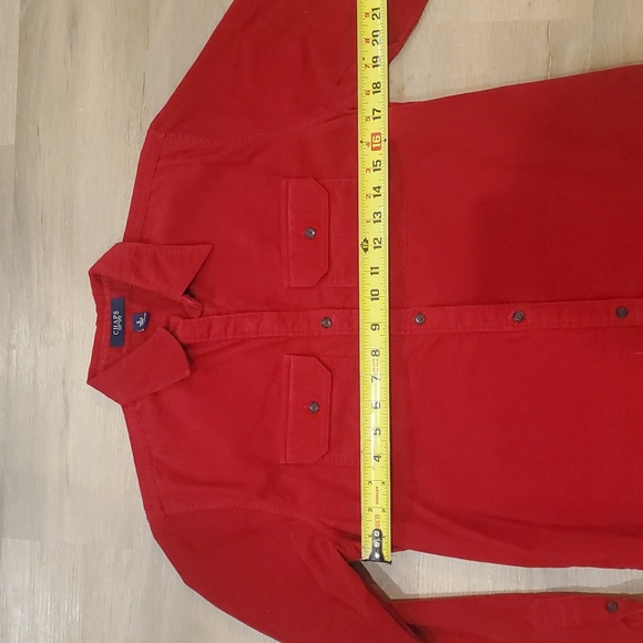 Chaps Red Courdory Button-Up Shirt - Picture 5 of 7